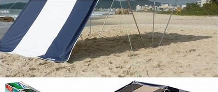 tendas de praia para família